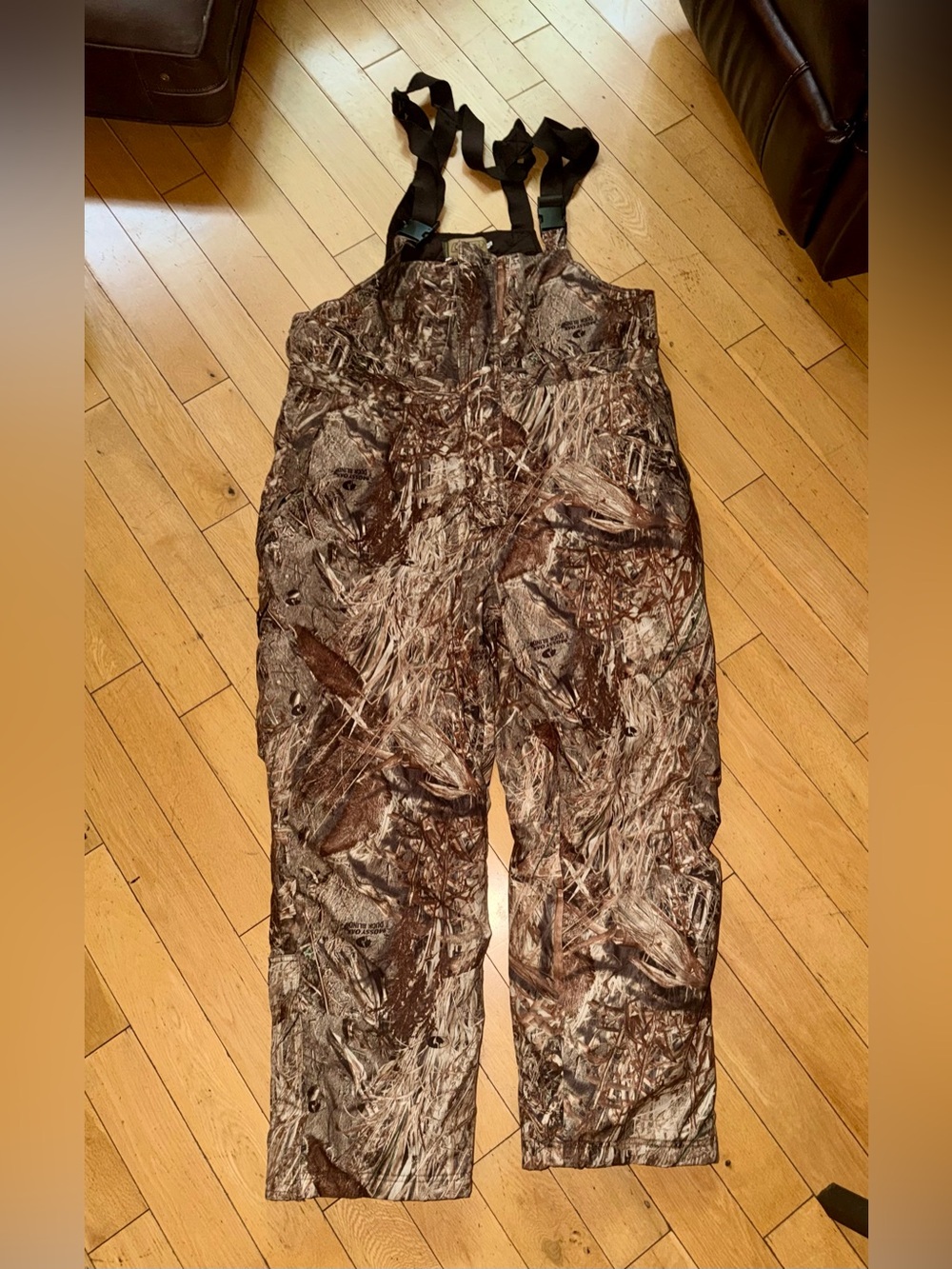 Coleman Men's Mossy Oak Duck Blind Camo Hunting Bib Overalls 2XL Insulated